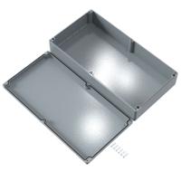01316011 Rose Aluminium Standard Series Grey Die Cast Aluminium Enclosure, IP66, IK09, Grey Lid, 600 x 310 x 110mm