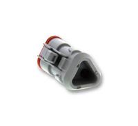 dt06-3s-e008 Deutsch, DT06, DT 3 Way Connector Housing With Shrink Boot Adapter for use with Automotive Connectors