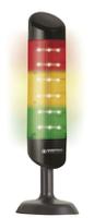 69521055 Werma CleanSIGN Series Red/Green/Yellow Buzzer Signal Tower, 3 Lights, 24 V dc, Base Mount