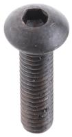 281-243 RS PRO Black, Self-Colour Steel Hex Socket Button Screw, ISO 7380, M4 x 16mm