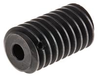 521-6907 RS PRO Bronze, Steel 1 Module Worm Gear, 2 Start , 18mm Diam , 32mm Long , 16mm Pitch Dia.