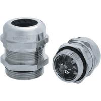 53112640 Lapp SKINTOP Series Metallic Nickel Plated Brass Cable Gland, M25 Thread, 9mm min., 17mm max., IP68