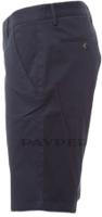 s00278-p104-08007-34 Paperwear CLASSY SHORTS Navy Blue 2% Elastane, 98% Cotton Work shorts, 31in
