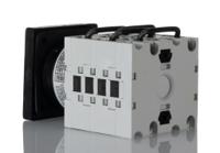 gx2075u Lovato, 4PDT 3 Position 60° Changeover Cam Switch, 20A, Knob Actuator