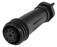 pxa92110s Bulgin Circular Connector, 10 Contacts, Cable, Standard Connector, Socket, Female, IP68, Buccaneer 900 Series
