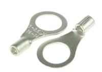 208-2587 RS PRO Uninsulated Crimp Ring Terminal, 1.5mm² to 2.5mm², 16AWG to 14AWG, M8 Stud Size