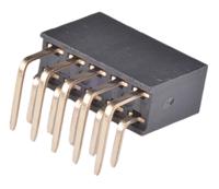 613010243121 Wurth Elektronik WR-PHD Series Right Angle Through Hole Mount PCB Socket, 10-Contact, 2-Row, 2.54mm Pitch, Solder