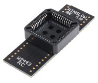 w2443rc Winslow Straight Through Hole Mount 1.27 mm, 2.54 mm Pitch IC Socket Adapter, 44 Pin Female PLCC to 44 Pin Male DIP