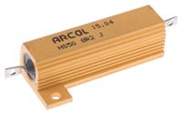 hs50-8r2-j Arcol, 8.2Ω 50W Wire Wound Chassis Mount Resistor HS50 8R2 J ±5%