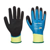 ap50b8rl Portwest Blue, Black Nitrile Foam, High Performance Polyethylene, Elastane, Nitrile, Nylon, Polyester Glove 65 mm