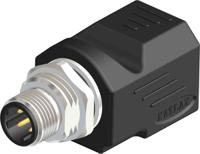 201-7086 RS PRO Right Angle 1 Pole M12 Plug to 1 Pole Socket Adapter
