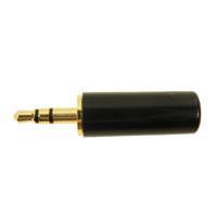 208-0634 RS PRO Jack Plug 3.5 mm Cable Mount Stereo jack plug Plug 1A