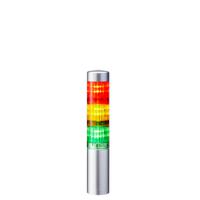 lr4-302wjnu-ryg Patlite LR4 Series Coloured Signal Tower, 3 Lights, 24 V dc, Direct Mount