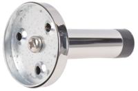 894-6907 RS PRO Silver Stainless Steel Base-Board Door Stop, 80mm Long