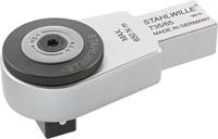 58251065 STAHLWILLE Serie 735 Series Square Fine Tooth Ratchet, 55 mm, 22 x 28mm Insert, Black Oxidized Finish