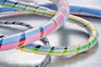 161-45200-sbptfe9-ptfe-na HellermannTyton Spiral Wrap, I.D 9mm, 100mm PTFE SBPTFE Series