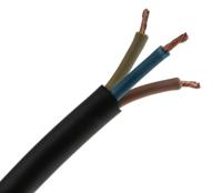 863-4018 RS PRO TRS 2.5 mm² 3 Core Power Cable, H05RR-F, Black CPE, 100m