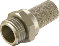 amte-m-lh-g14 Festo AMTE Brass, Bronze 10bar Pneumatic Silencer, Threaded, G 1/4 Male