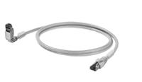 1248280020 Weidmuller, 2m Cat6, Grey RJ45 to Male RJ45 Male, S/FTP Shielded, Terminated LSZH Sheath