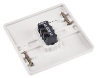 k4871-whi MK Electric White Rocker Light Switch, 2 Way, 1 Gang, Logic Plus