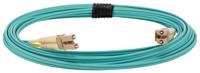 121-3921 RS PRO LC to LC Duplex Multi Mode OM3 Fibre Optic Cable, 900μm, Blue, 5m