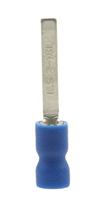 178-7252 RS PRO Insulated Crimp Blade Terminal 18mm Blade Length, 1.5mm² to 2.5mm², 16AWG to 14AWG, Blue