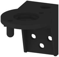 8wd4408-0cd Siemens IP65 Rated Black Mounting Bracket for use with Signalling columns