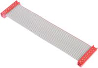 1483356-1 TE Connectivity Micro-MaTch Series Flat Ribbon Cable, 16-Way, 1.27mm Pitch, 100mm Length, Micro-MaTch IDC to
