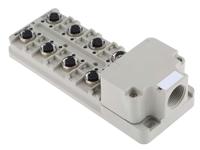 1701250000 Weidmuller SAI Series Sensor Box, M12, 5 way, 8 port