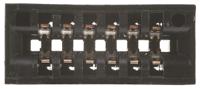7-5530843-5 TE Connectivity Female Backplane Connector, Through Hole Mount, 12-Contacts, 2.54mm Pitch, 2-Row, Solder Termination