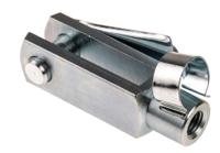 312-0286 RS PRO Steel M12 x 1.75 Clevis, 86mm x 24mm