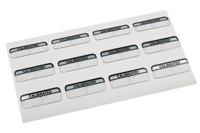 496-401 RS PRO Adhesive Pre-Printed Black Label-Calibrated-. Quantity: 120