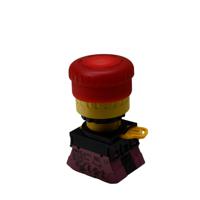 yw1l-v4p2q4r Idec YW1L Series Push Lock Turn Reset Emergency Stop Push Button, Panel Mount, 22mm Cutout, 2XNC, IP65, IP67, IP69K