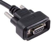 122-3039 RS PRO Female 9 Pin D-sub Unterminated Serial Cable, 2m PVC