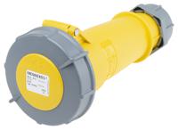 551 MENNEKES, AM-TOP IP67 Yellow Cable Mount 3P Industrial Power Socket, Rated At 32A, 110 V