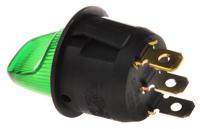 419-855 RS PRO Toggle Switch, Panel Mount, On-Off, SPST, Tab Terminal, 250V