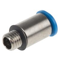 qsm-m7-6-i Festo QS Series Straight Threaded Adaptor, M7 Male to Push In 6 mm, Threaded-to-Tube Connection Style, 153321