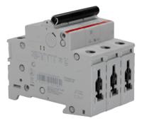 2cds253001r0577-s203-k50 ABB System Pro M Compact S200 MCB, 3P, 50A Curve K, 400V AC, 10 kA Breaking Capacity