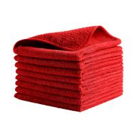 1820577 Rubbermaid Commercial Products HYGEN MF R-40 Cloth Red Microfibre Cloths for Wet/Dry, Case of 24, 30.48 x 30.48cm,