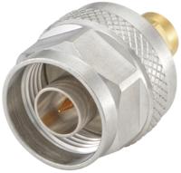 32s153-s00l5 Rosenberger Straight 50Ω RF Adapter SMA Plug to N Plug 12GHz