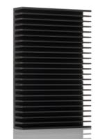 903-3150 RS PRO Heatsink, Universal Rectangular Alu, 0.54°C/W, 100 x 150 x 25mm, PCB Mount