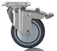 2477pjo075p40pfp Tente Braked Swivel Castor Wheel, 75kg Capacity, 75mm Wheel