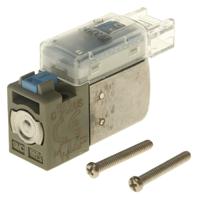 v114-5mou SMC 3/2 Pneumatic Solenoid Valve - Spring/Solenoid V100 Series 24V dc