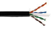 916-4103 RS PRO, 100m Cat6, Black, U/UTP Unshielded, Unterminated PE Sheath