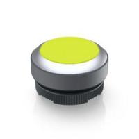 1302700212400 RAFI RAFIX 22 FS+ Series Push Button for Use with RAFIX FS Switching Element Universal PCB, Yellow Light
