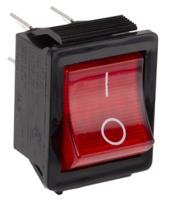c1353vqnam Arcolectric (Bulgin) Ltd Illuminated DPST, On-Off Rocker Switch Panel Mount