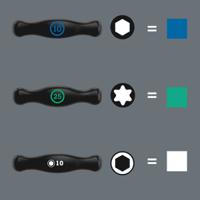05023452001 Wera 7-Piece Torx Key Set, T Shape