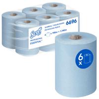 6696 SCOTT Scott Rolled Blue Paper Towel, 198mm, 760 Sheets