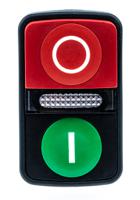 xb5aw73731b5 Schneider Electric Harmony XB5 Series Illuminated Push Button, Push-Push, Panel Mount, 22mm Cutout, SPDT, 24V, IP66,