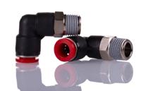 c01470828 Norgren, R 1/4 to Push In 8 mm, Threaded-to-Tube Connection Style